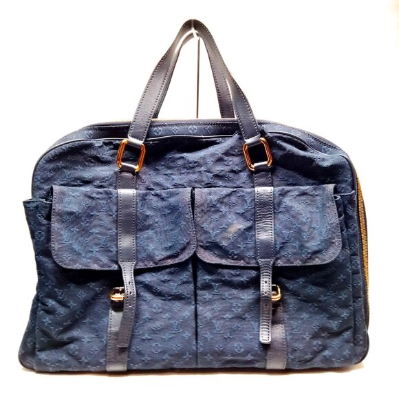 Louis Vuitton LV mini lin travel Navy Blue Monogram - Picture 1 of 9